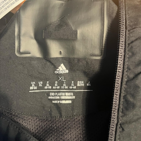 Adidas New Escape Hooded Jacket NWT Women's XL Coat - Picture 10 of 13